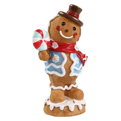 Lebkuchenmann Boy Weihnachts Tischdeko Weihnachtsfiguren Lebkuchen Deko - Elegante Figur