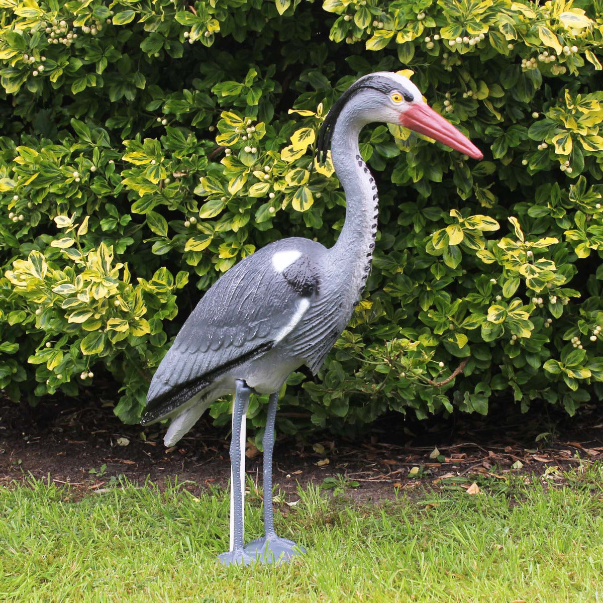 Reiherschreck Fischreiher Figur Garten Fischreiherschreck Reiherabwehr - Qualitäts-Dekofigur