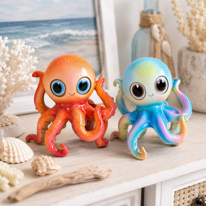 Maritime Oktopus-Deko GlossiBande Oktopus Dekofigur, glänzende Krake in 2 Größen