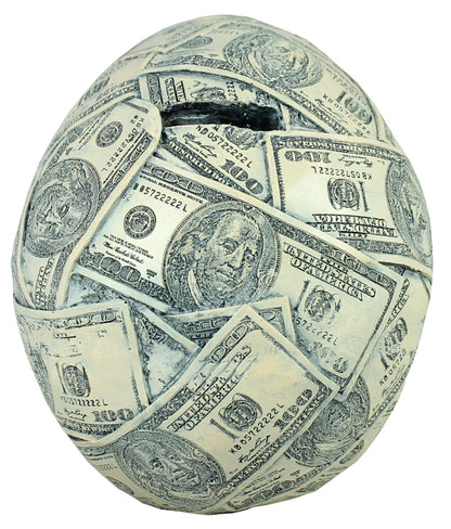 Totenkopf Spardose als Dekofigur – Dollar Design für Kinder & Erwachsene