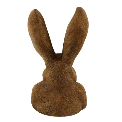 Osterhasen Büste Hasen Figur Hase "Theo abwartend" große Osterhasen Deko