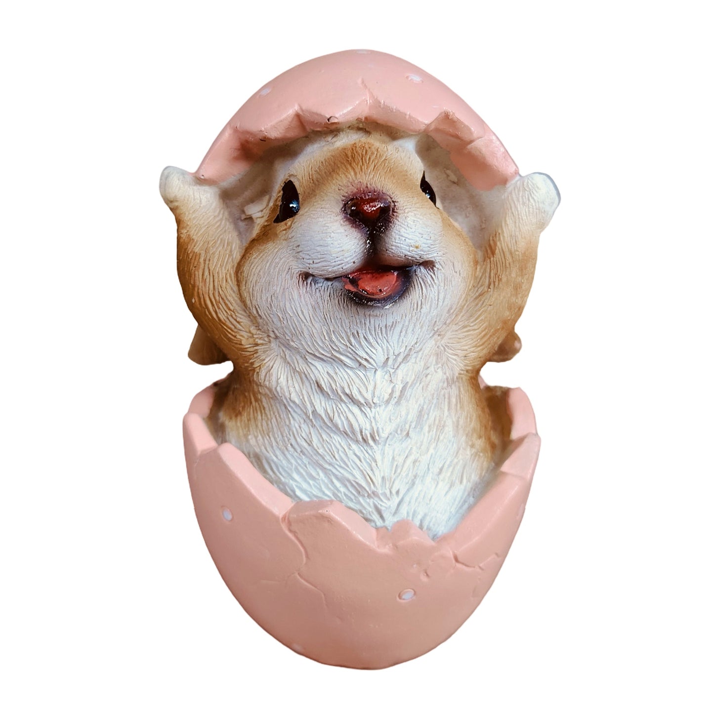 Hasenfigur im Ei als Deko Hase - Osterhase Figur für Osterdeko, Frühlingsdeko & Ostern zu Hause