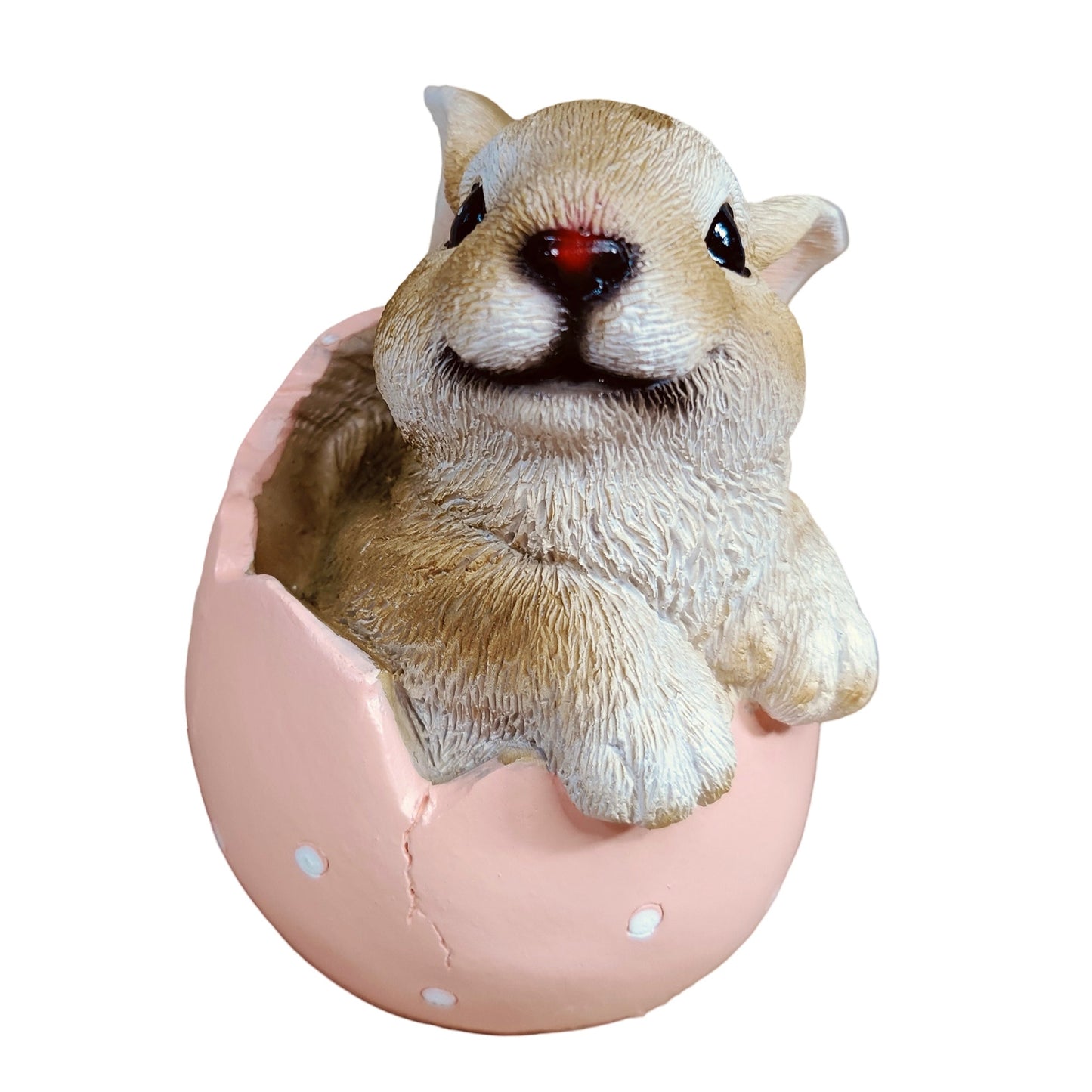 Hasenfigur im Ei als Deko Hase - Osterhase Figur für Osterdeko, Frühlingsdeko & Ostern zu Hause