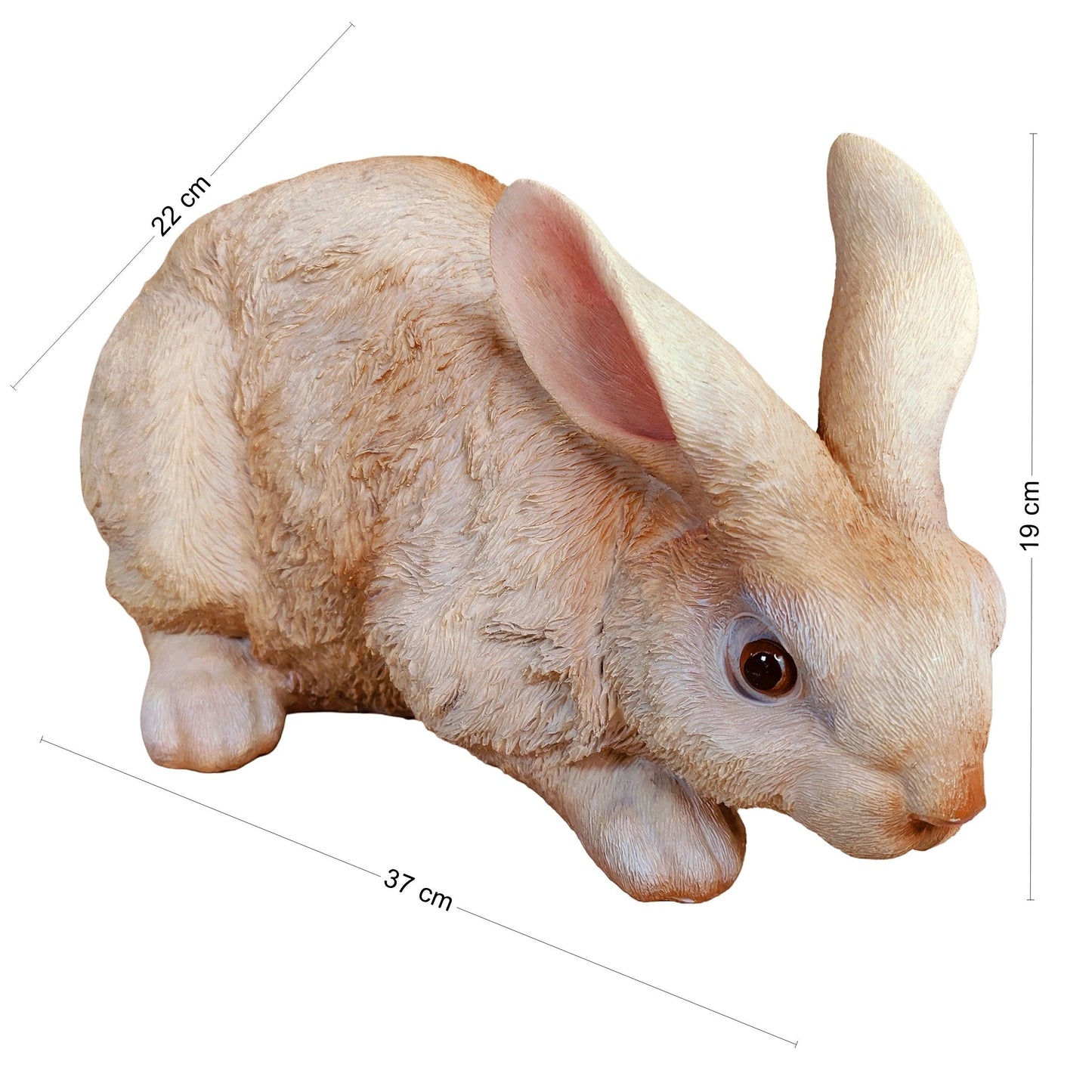 Hasenfigur Hasenfamilie – Deko Hase als Osterdeko Hase für Garten & Zuhause, Kind Mutter Vater