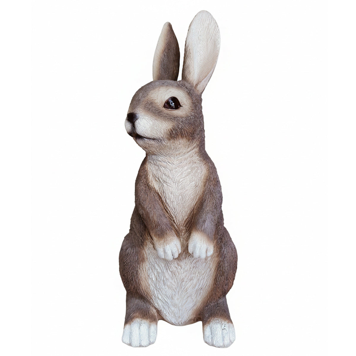 Realistischer Hase als Dekofigur für den Garten – Osterhase in 2 Posen