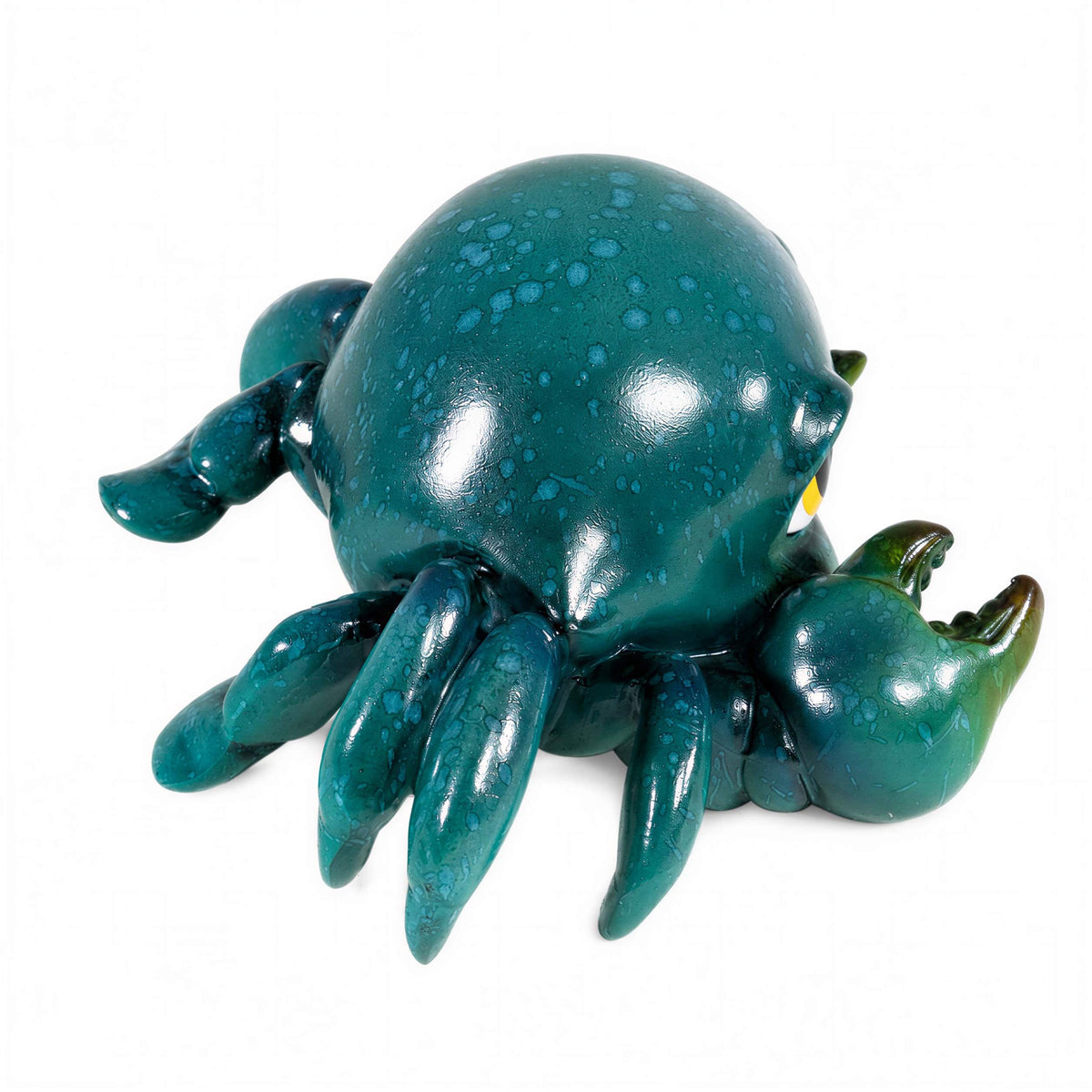 Glänzende Krabbenfigur GlossiBande Krabbe Figur glänzend – Deko in Blau oder Rot, 2 Größen