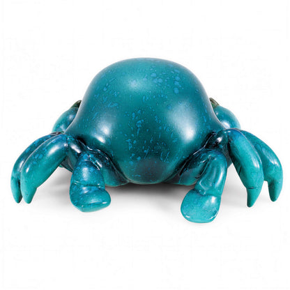 Glänzende Krabbenfigur GlossiBande Krabbe Figur glänzend – Deko in Blau oder Rot, 2 Größen