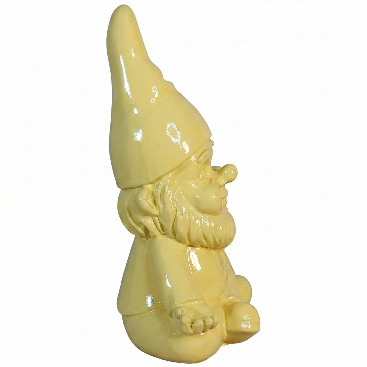 Yoga Gartenzwerg Dekofigur für den Garten – ZenPoser in Pastell, 2 Größen
