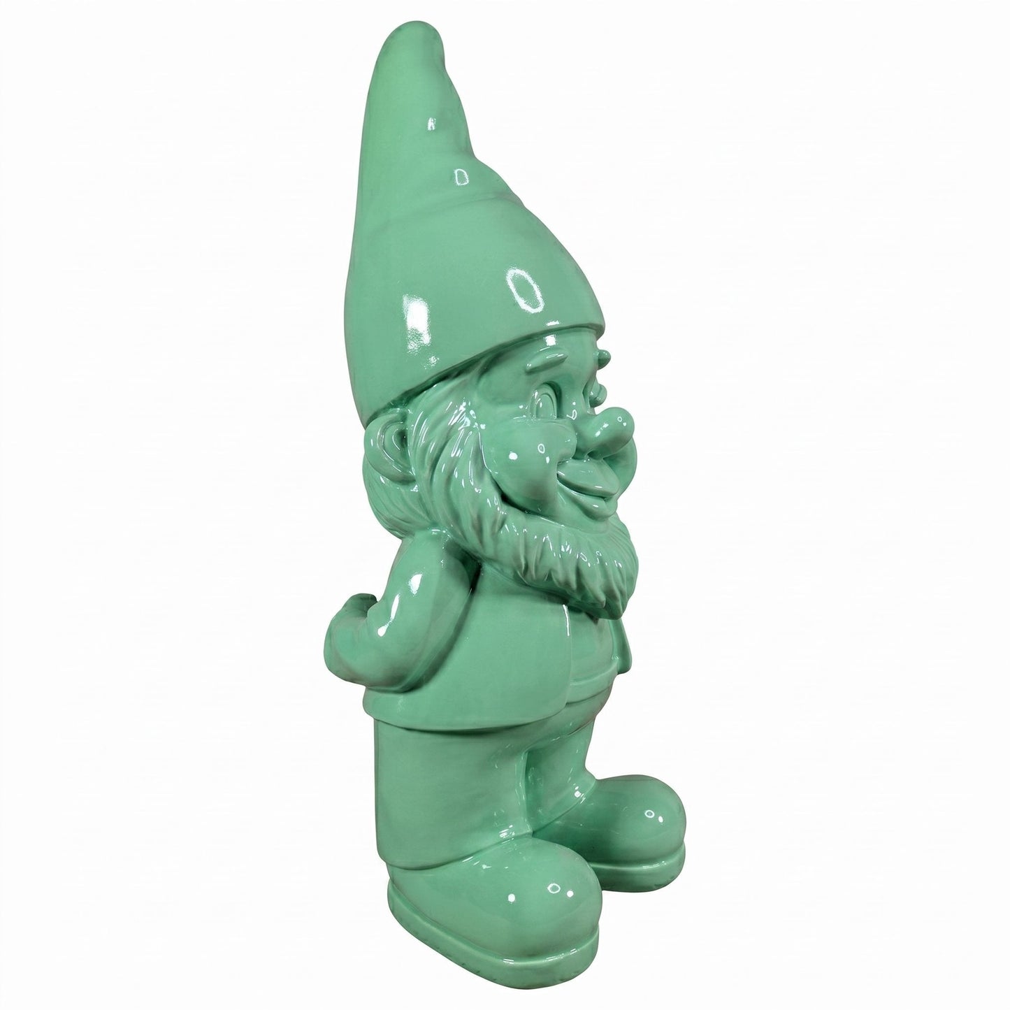 Peace Gartenzwerg Dekofigur für den Garten – Pastell Hochglanz, 2 Größen