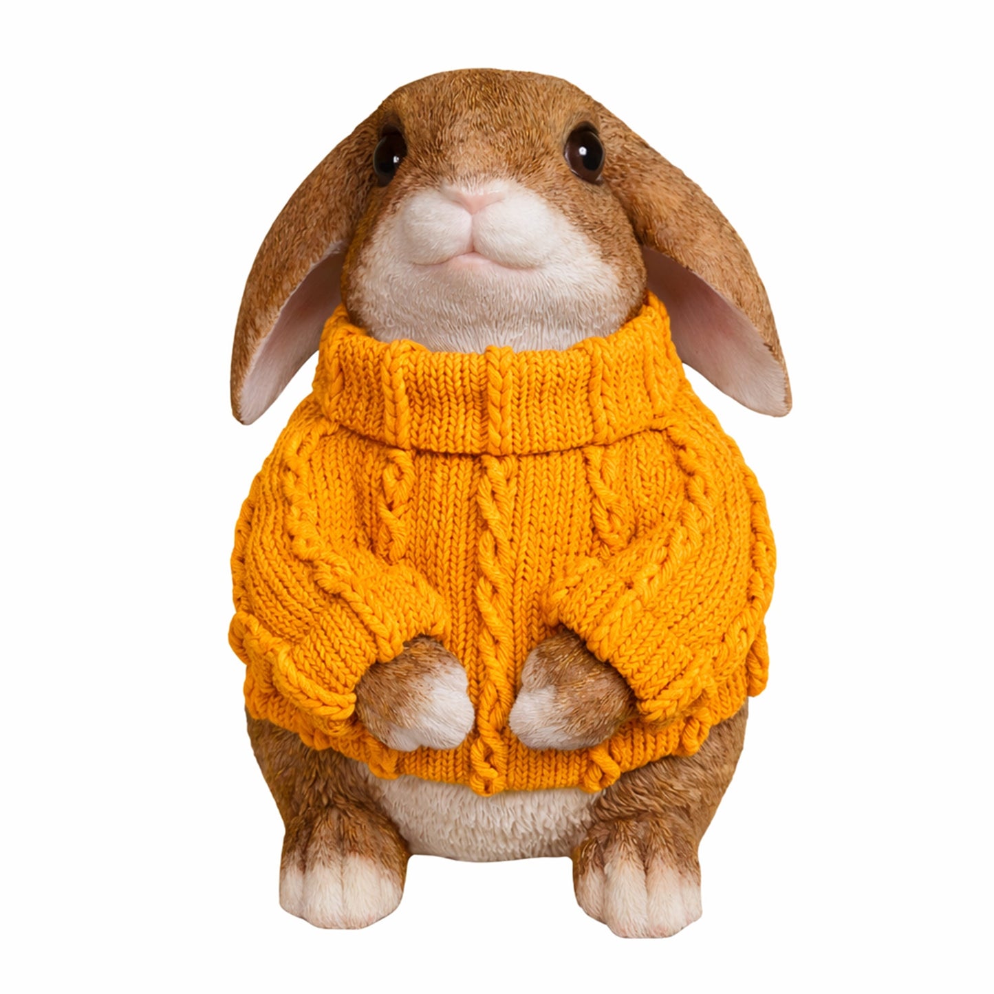 Deko Hase XL im Pullover groß – Deko Osterhase Hasenfigur sitzend, Osterdeko & Gartenfigur in versch. Farben