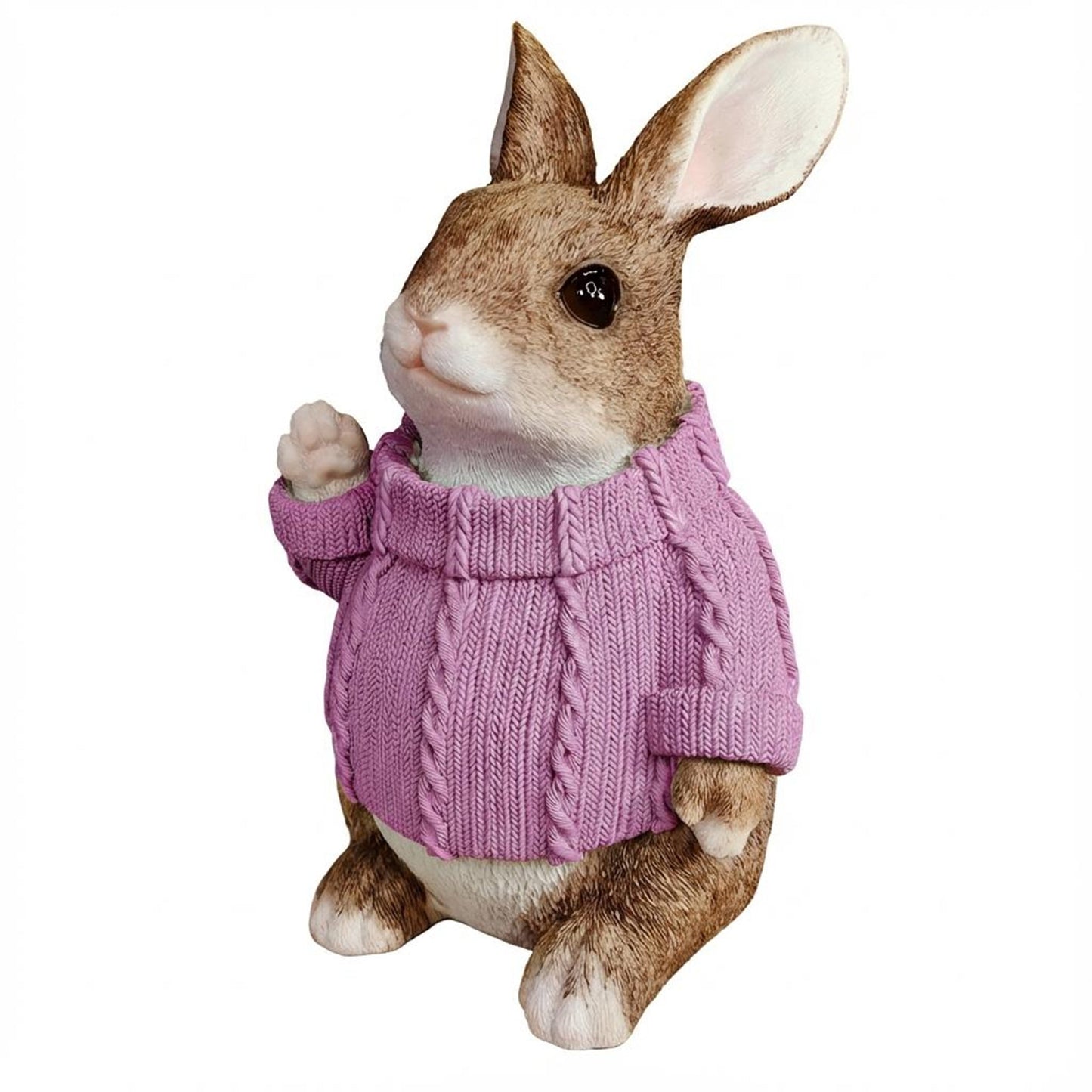 Deko Hase XL im Pullover groß – Deko Osterhase Hasenfigur sitzend, Osterdeko & Gartenfigur in versch. Farben