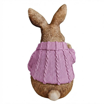 Deko Hase XL im Pullover groß – Deko Osterhase Hasenfigur sitzend, Osterdeko & Gartenfigur in versch. Farben