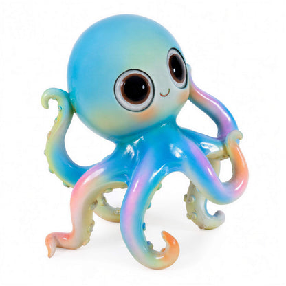 Maritime Oktopus-Deko GlossiBande Oktopus Dekofigur, glänzende Krake in 2 Größen