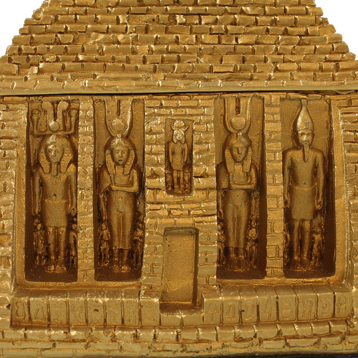 Ägyptische Pyramide Dekofigur & Schmuckschatulle – goldene Aufbewahrung
