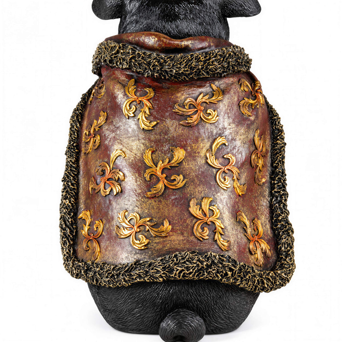 Bulldogge Dekofigur mit Krone – Urban Royals, schwarz oder gold