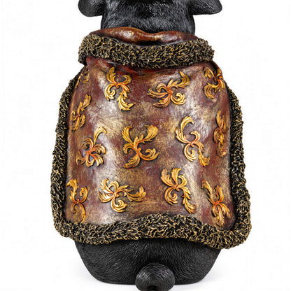 Bulldogge Dekofigur mit Krone – Urban Royals, schwarz oder gold