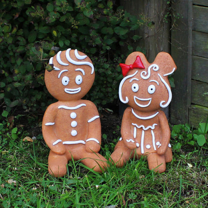 Lebkuchenmann Weihnachts Tischdeko Weihnachtsfiguren klein Lebkuchen Deko - Stilvolles Design