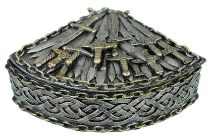 Schmuckschatulle Aufbewahrungsbox Drachendose Drachen Figur Schmuckkästchen - Hochwertiges Accessoire
