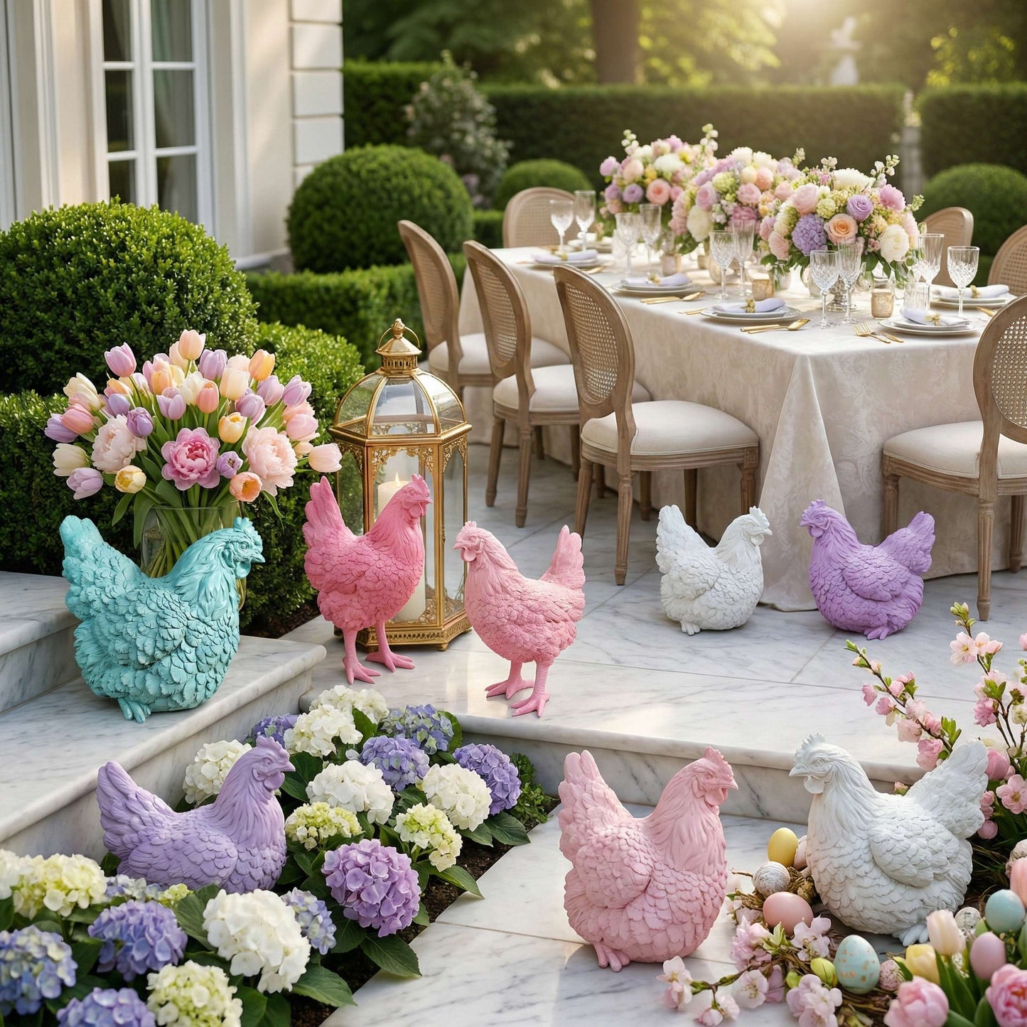 Deko Hühner DekoDiven einzigartige Huhn Deko für Haus & Garten in verschiedenen Farben