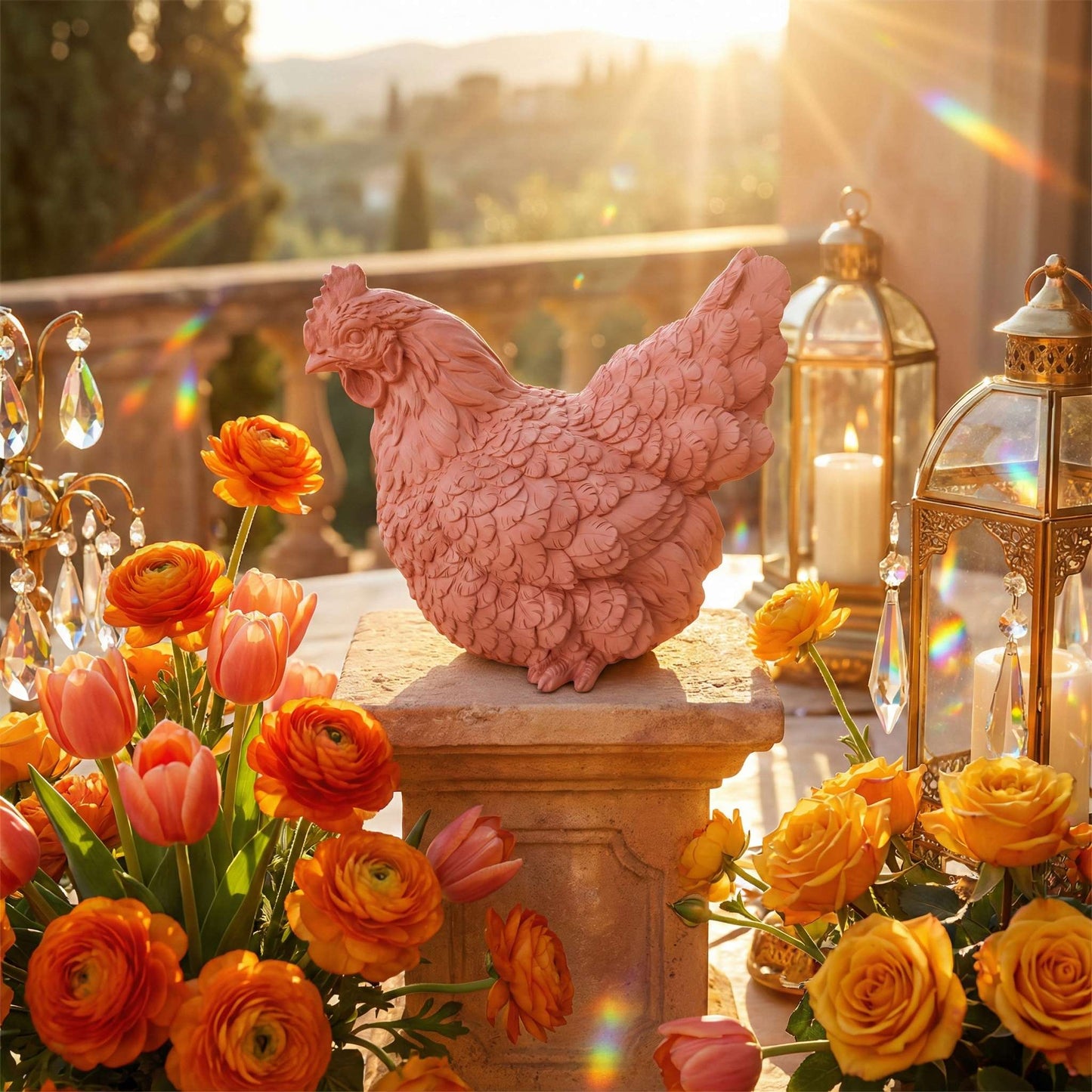 Deko Hühner DekoDiven einzigartige Huhn Deko für Haus & Garten in verschiedenen Farben