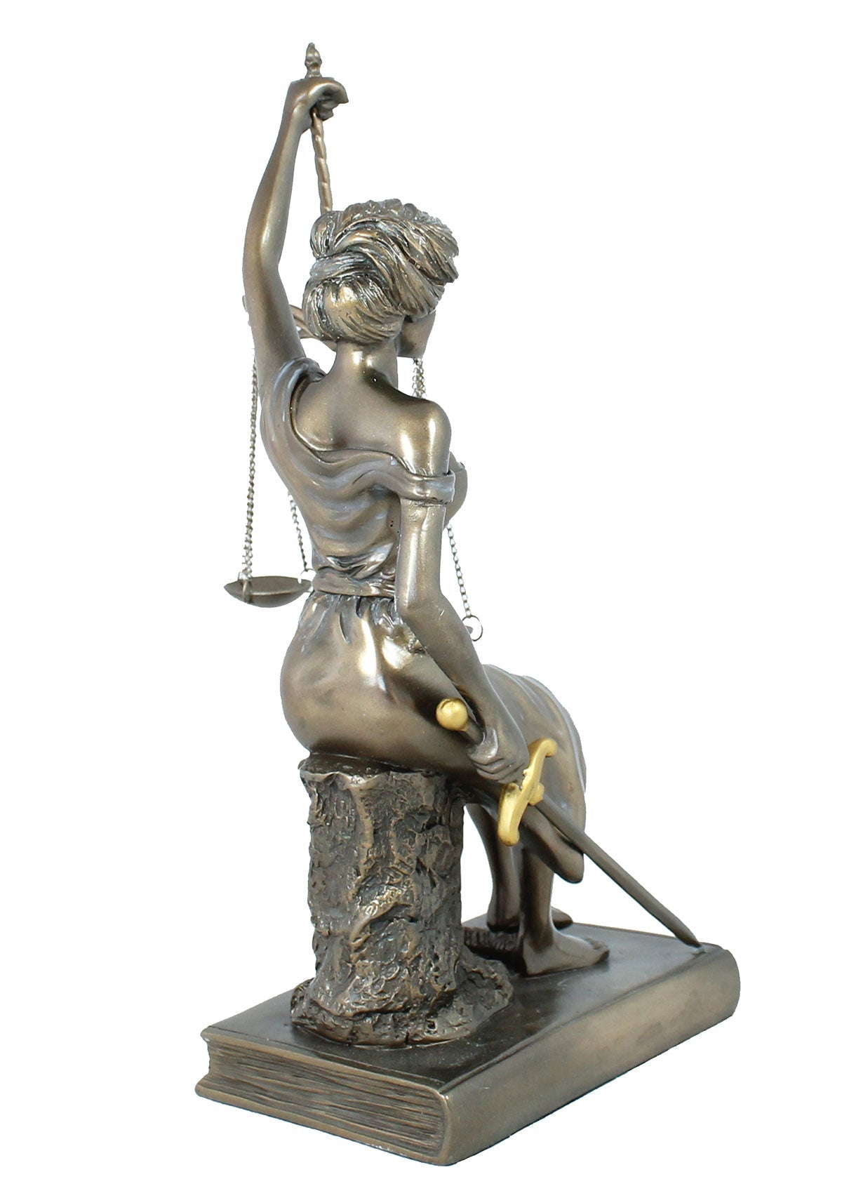 Justitia Dekofigur 29 cm mit Waage & Schwert – Göttin der Gerechtigkeit