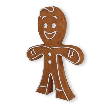 Lebkuchenmann Weihnachts Tischdeko Weihnachtsfiguren groß Lebkuchen Deko - Qualitäts-Dekofigur