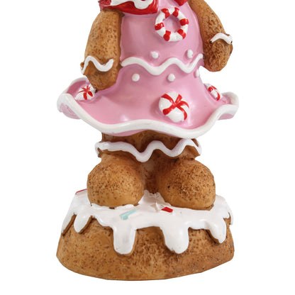 Lebkuchenfrau Girl Weihnachts Tischdeko Weihnachtsfiguren Lebkuchen Deko - Hochwertiges Accessoire