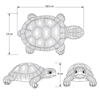 Realistische Schildkrötenfigur – Tierdeko für Garten & Zuhause