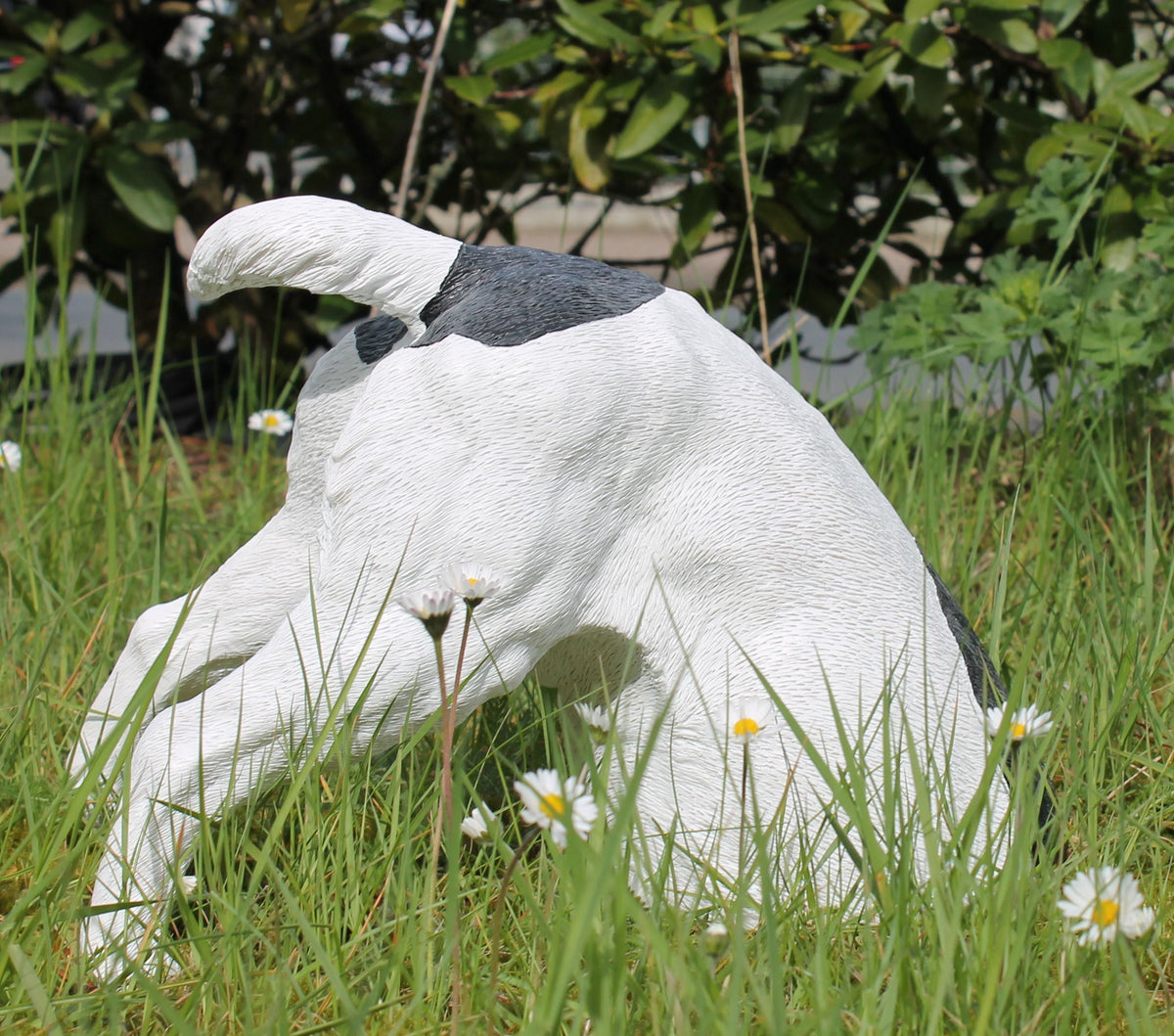 Dekofigur Hund Halber Hund grabend, Jack Russel Terrier Garten Hundefigur