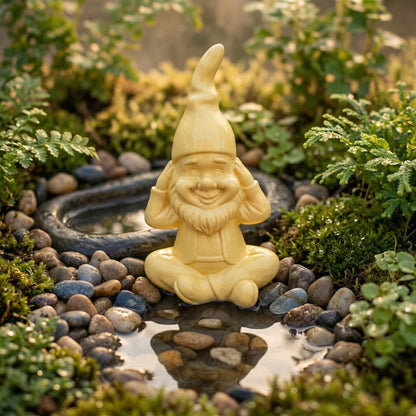 Gartenzwerg nichts hören -GartenPoser- Zwerg Deko in Pastell Hochglanz 2 Größen 6 Farben (EarPoser)