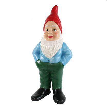 Großer Gartenzwerg Deko Gartenzwerg XL 60 cm Gartenfigur Zwerg handbemalt