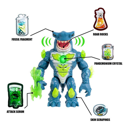 Beast Lab Hai Actionfigur & Dekofigur – Labor Spielset mit Licht & Sound