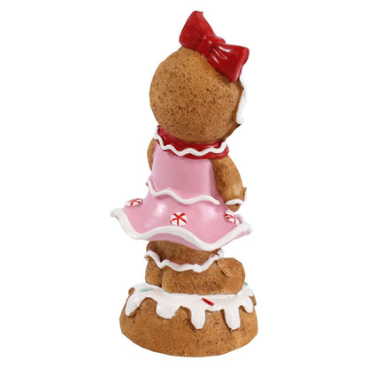 Lebkuchenfrau Girl Weihnachts Tischdeko Weihnachtsfiguren Lebkuchen Deko - Hochwertiges Accessoire