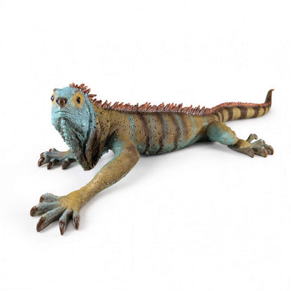 Große Deko-Echse, bunte Wandfigur zum Aufhängen für Haus & Garten, 94 cm
