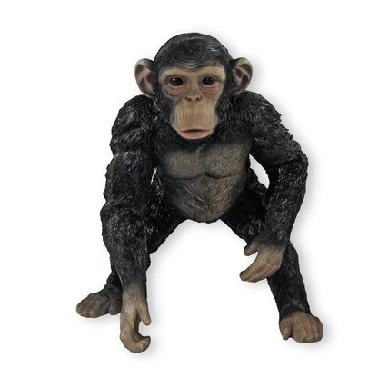 Affe Figur Deko Schimpanse jung Deko Affe Schimpanse Deko Tiere lebensecht