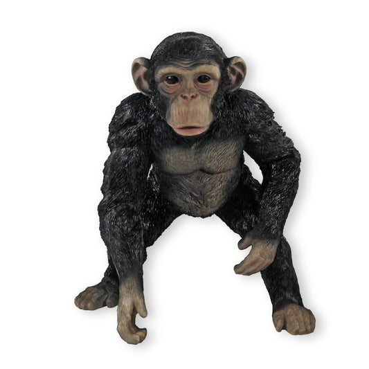 Affe Figur Deko Schimpanse jung Deko Affe Schimpanse Deko Tiere lebensecht