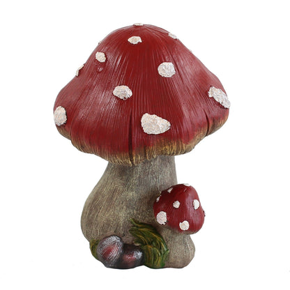 Fliegenpilz 22 cm Dekopilze Pilzfiguren Deko Fliegenpilz - Qualitäts-Dekofigur