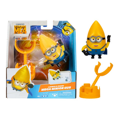 Mega Minion Gus Actionfigur & Dekofigur 10 cm – Launch & Crash