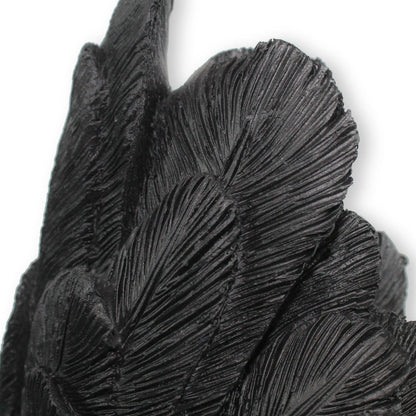 Gartendeko Huhn Figur Schwarz 35cm stehend Deko Hühner Deko Hennen
