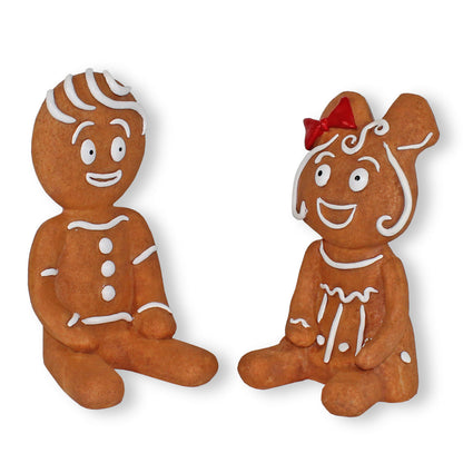 Lebkuchenmann Weihnachts Tischdeko Weihnachtsfiguren klein Lebkuchen Deko - Stilvolles Design