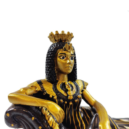 Kleopatra & Bastet Dekofigur – ägyptische Sammler-Skulptur