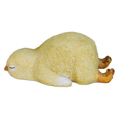 Kükenfigur Schlafendes Küken als Dekofigur für Osterdeko in Haus & Garten
