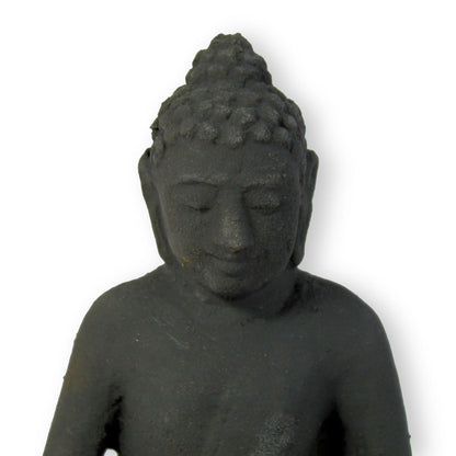 Dekofigur Buddha 3er Set aus Stein Meditation Feng Shui Gartenfigur Dekoration